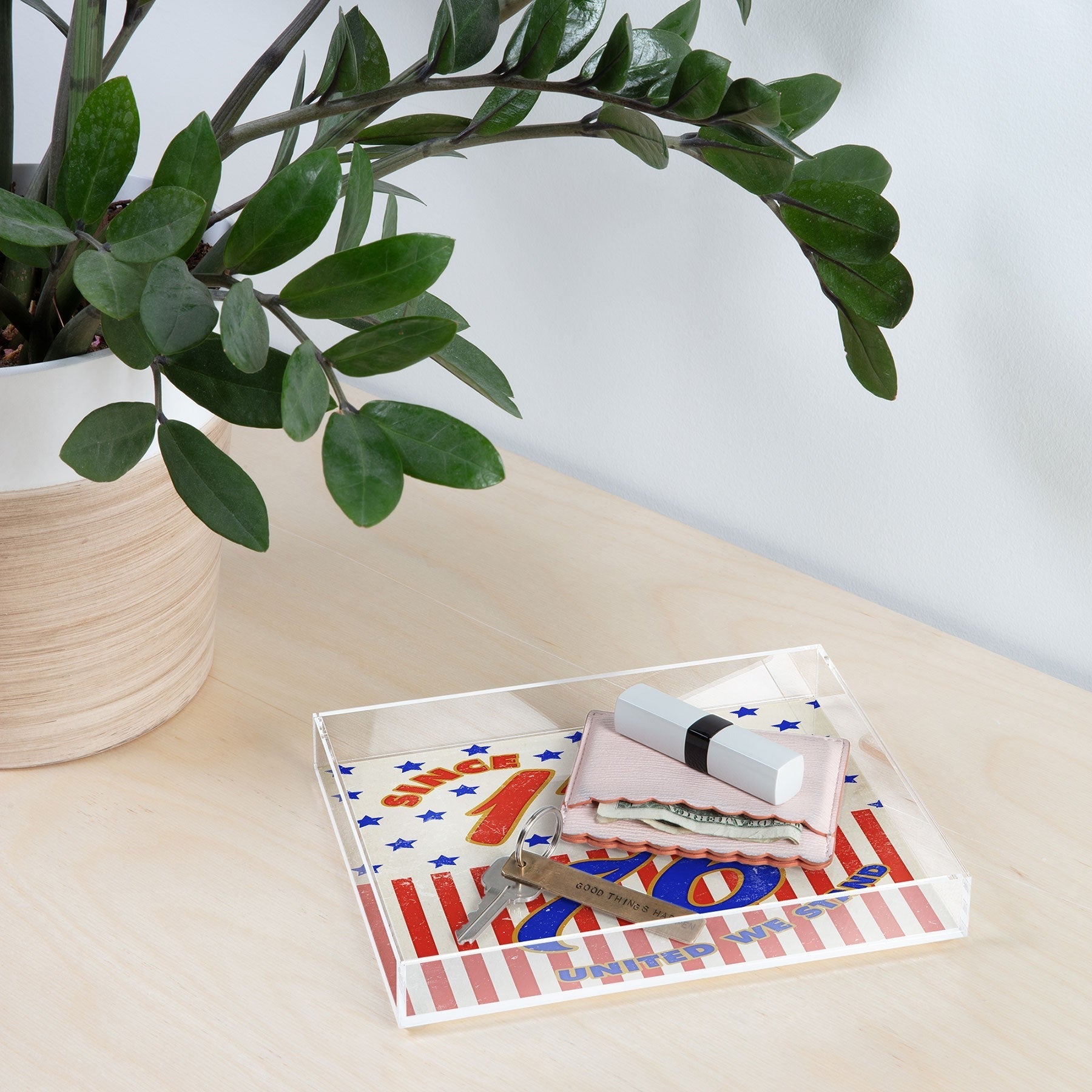 DENY Designs 1776 Stars Acrylic Tray