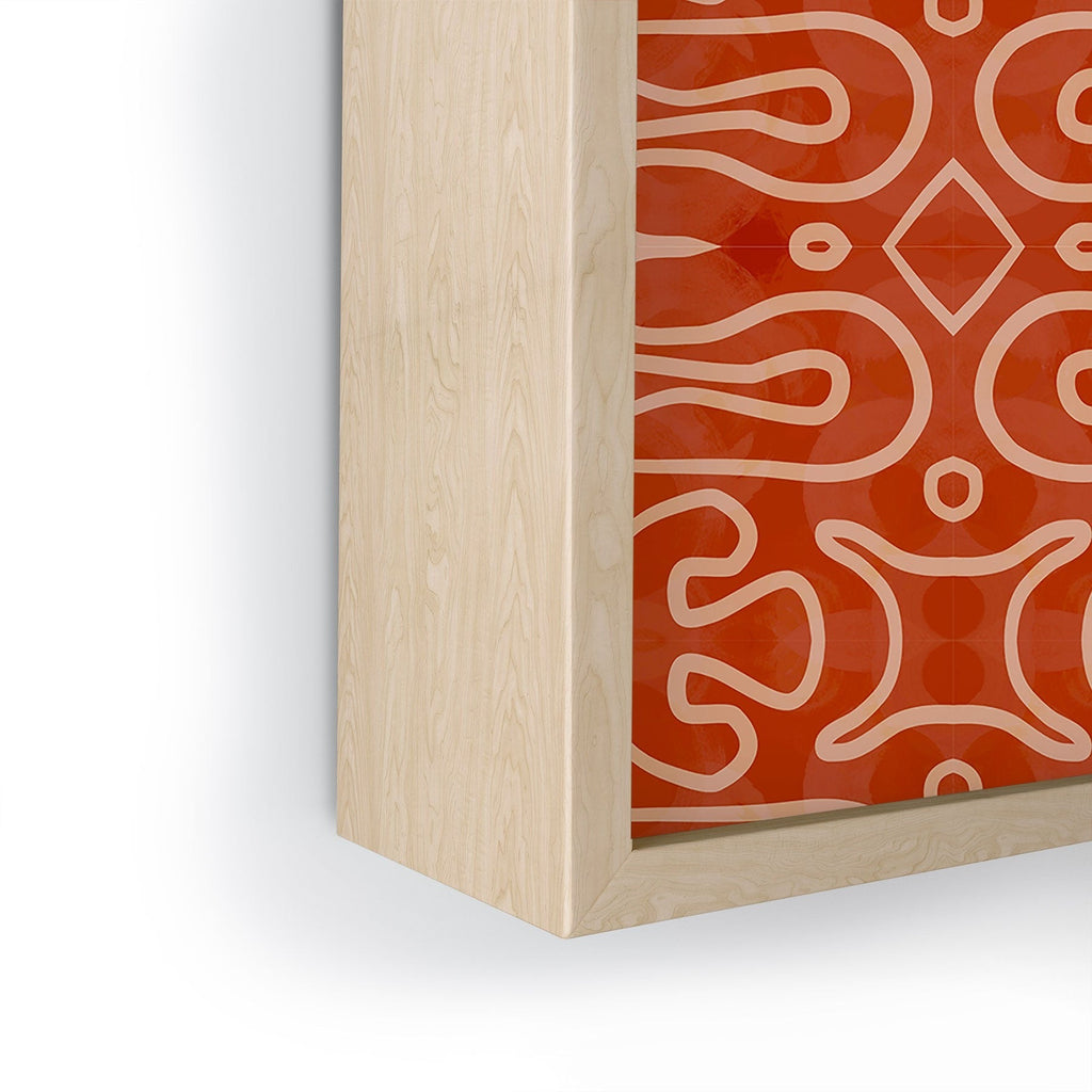 Mirimo Venexiana Burnt Orange Framed Mini Art Print