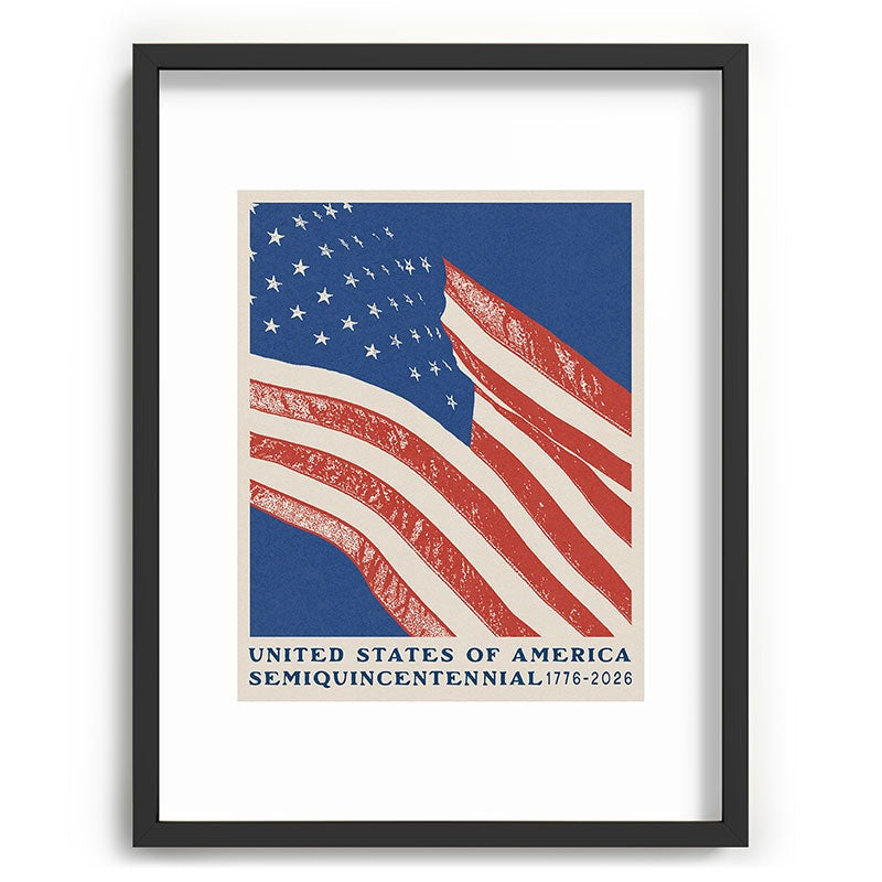 DENY Designs Stars n Stripes Semiquincentennial Recessed Framing Rectangle
