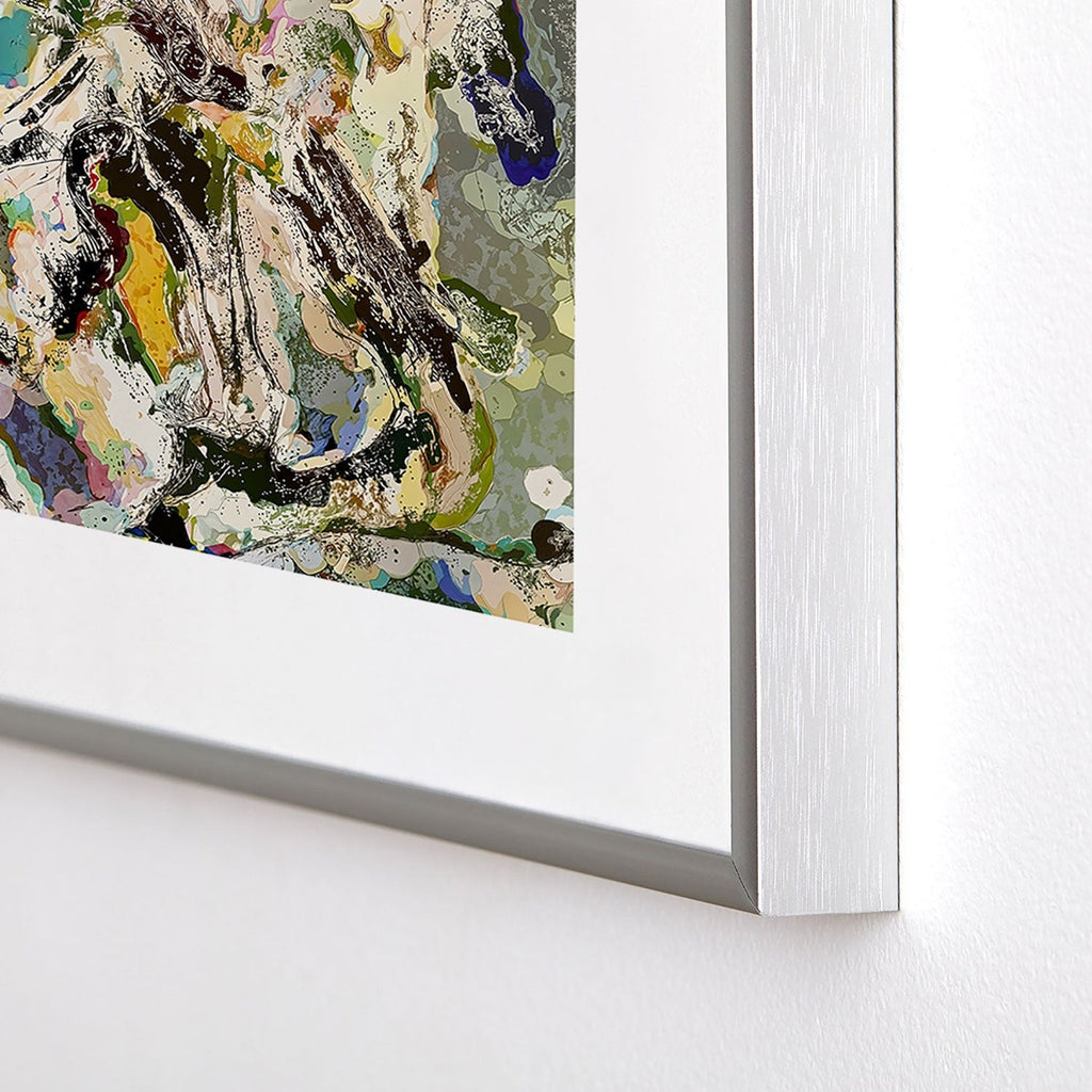 83 Oranges Echoes Beneath the Surface Metal Framed Art Print
