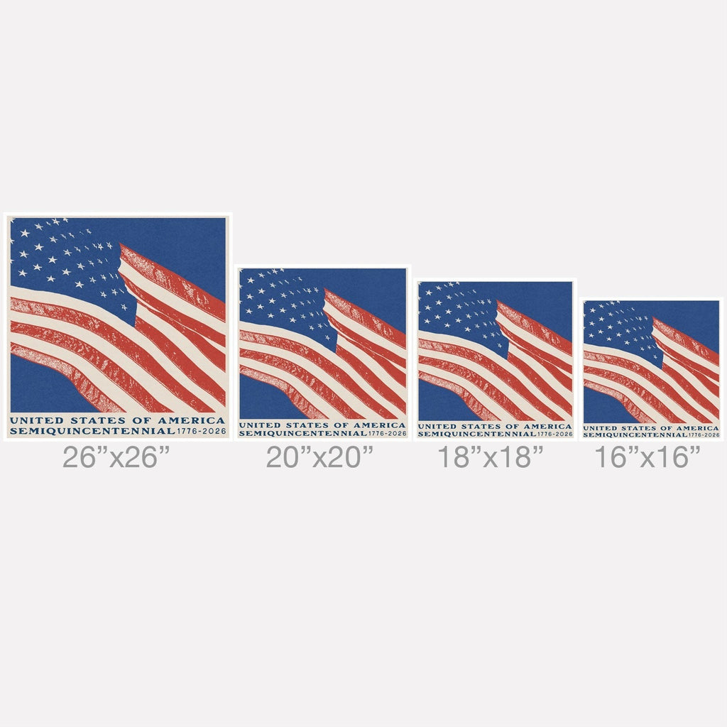 DENY Designs Stars n Stripes Semiquincentennial Outdoor Throw Pillow