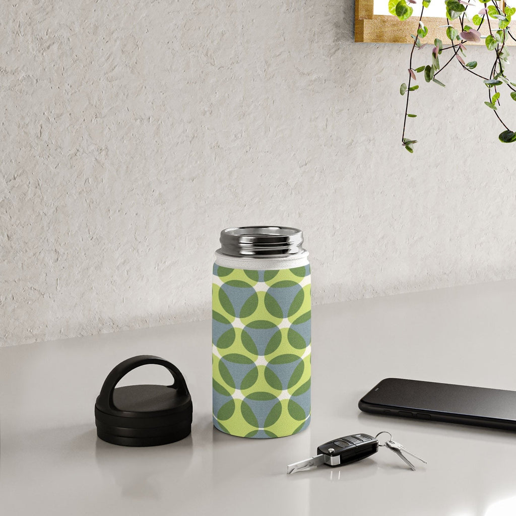 Marta Barragan Camarasa Stylish Retro Circle Water Bottle