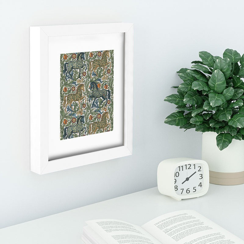 Marta Barragan Camarasa Renaissance Horse Garden Recessed Framing Rectangle