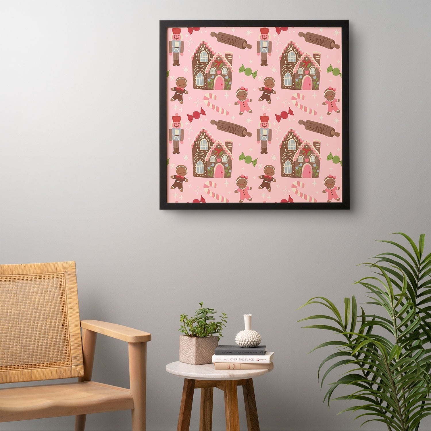 carriecantwell Sweet Christmas Holidays Framed Wall Art