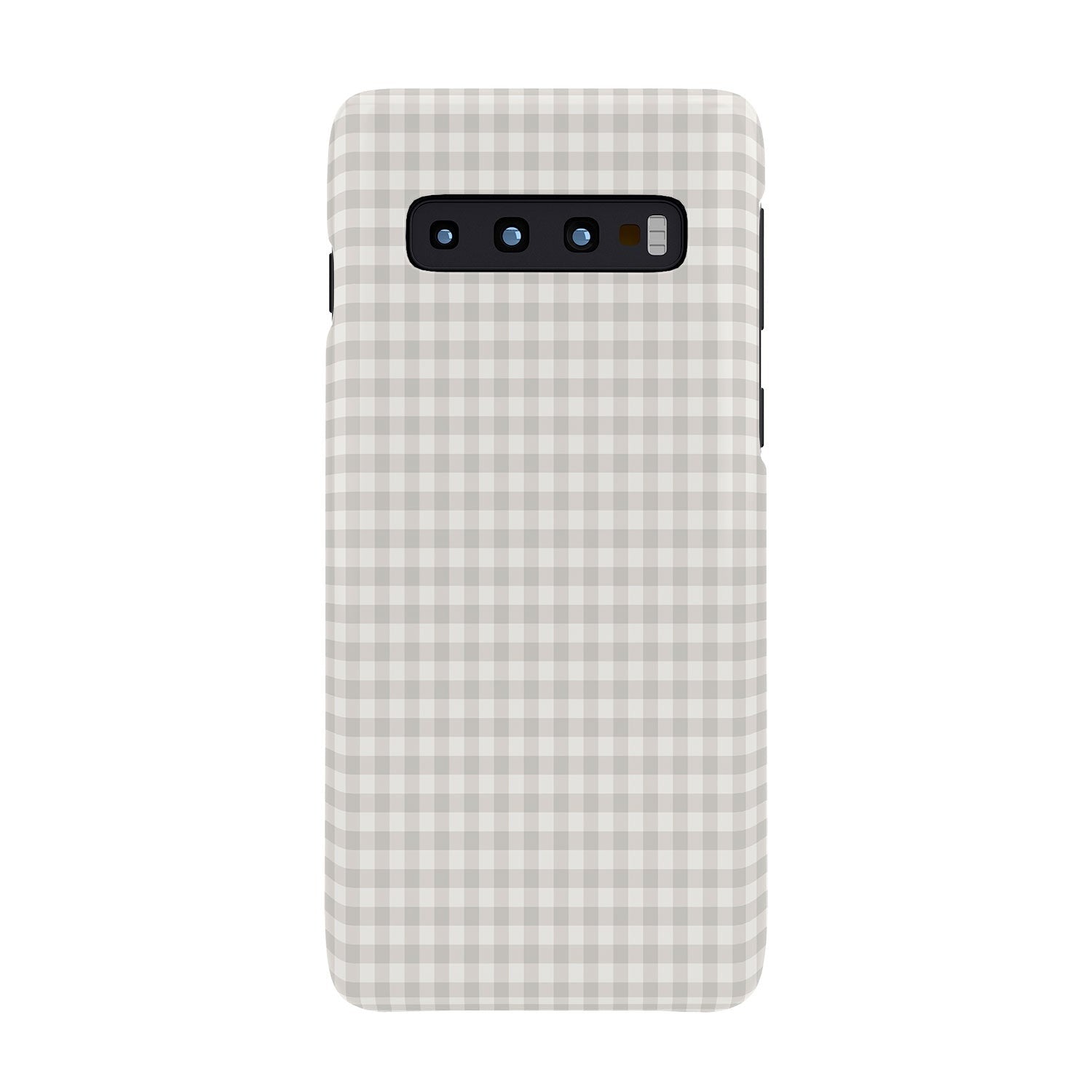 Colour Poems Gingham Plaid Pattern Cloud White Phone Case
