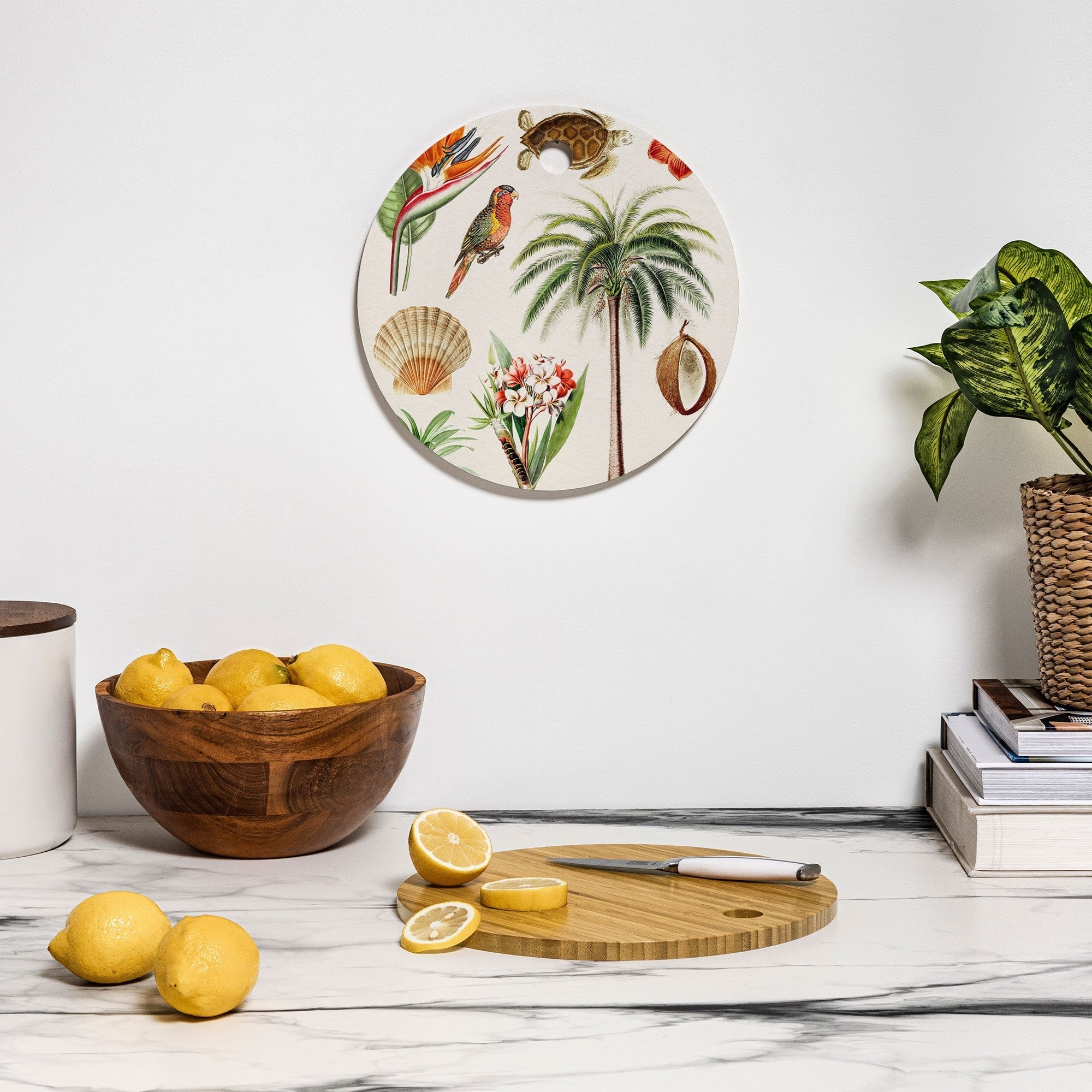 Gal Design Hawaii Collection Cutting Board Round