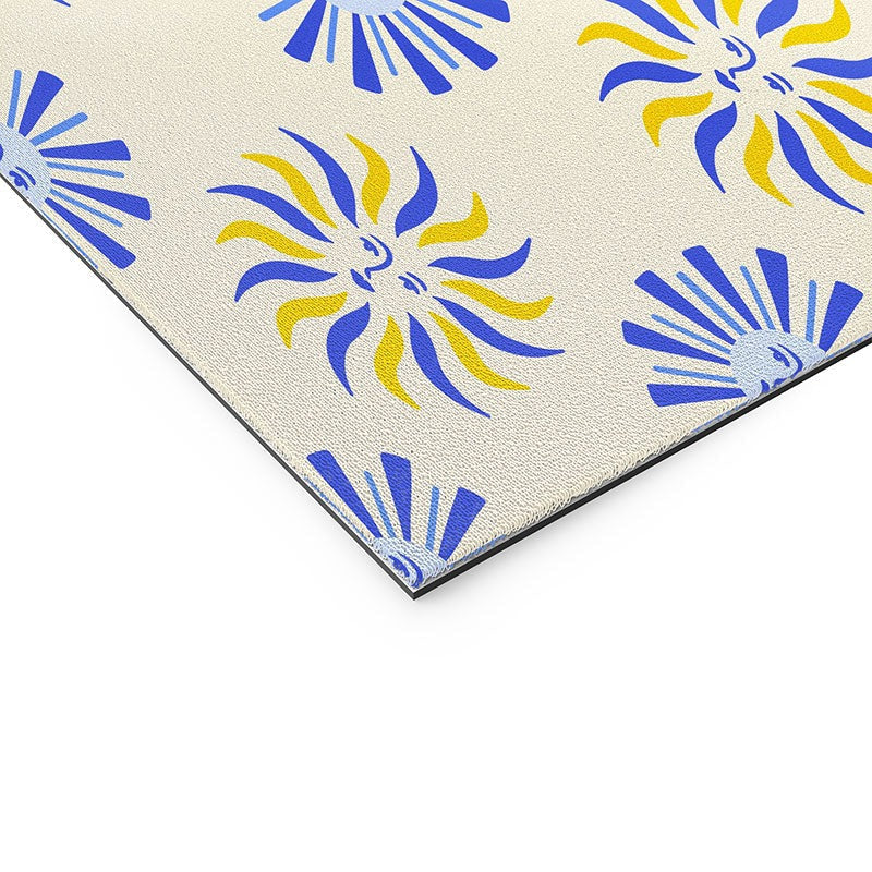Design by Spark Dolce Vita Radial Sun Flames Welcome Mat