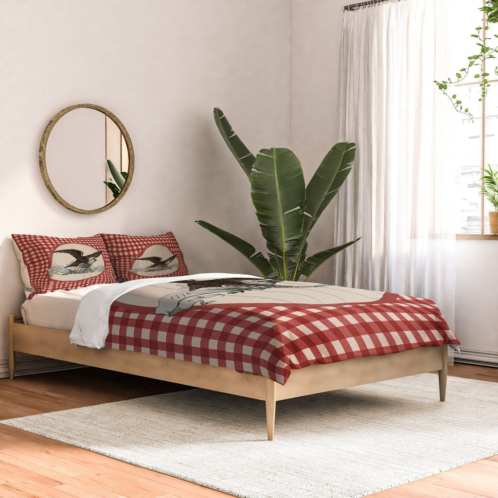 DENY Designs Gingham Eagle Comforter