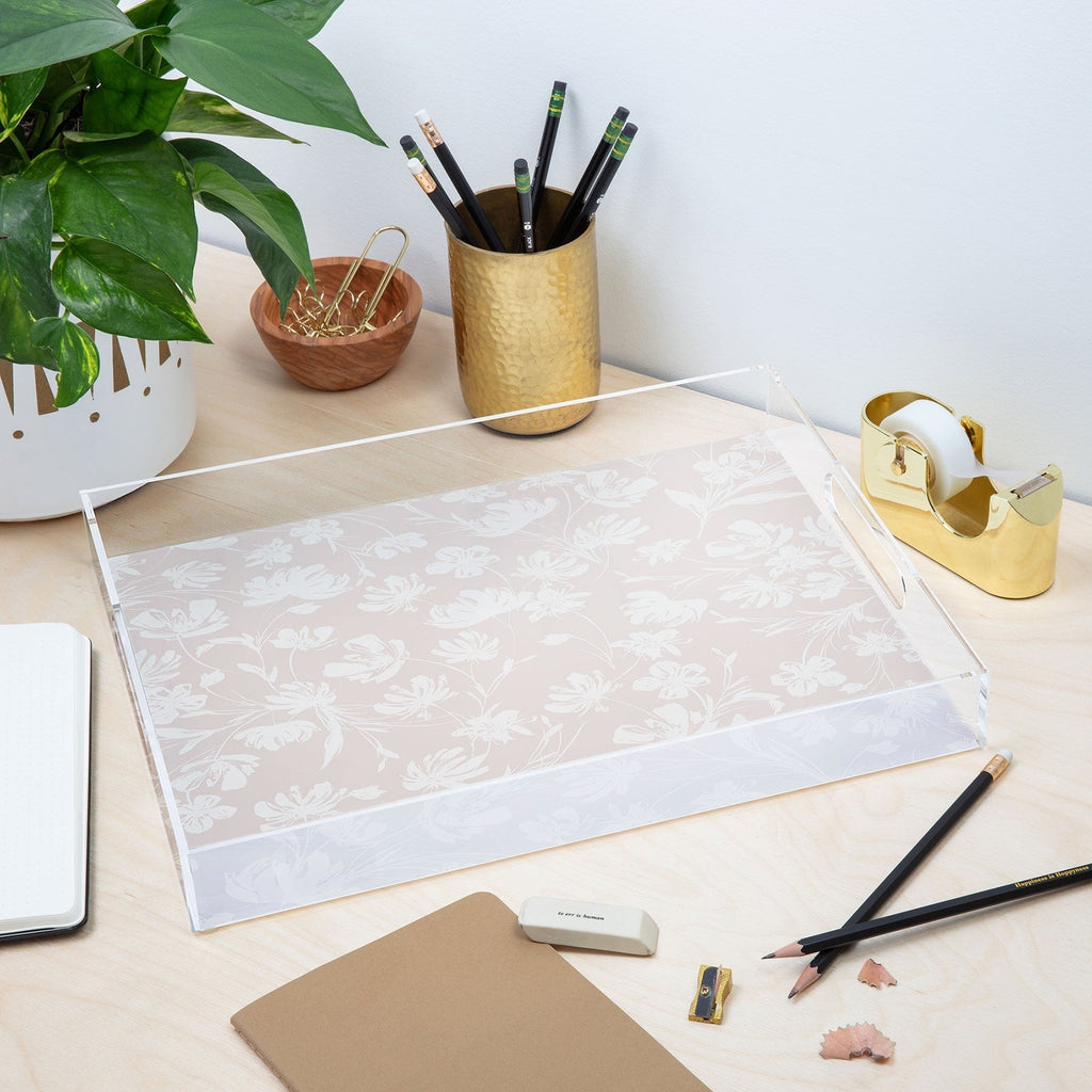 Gabriela Fuente Martine Neutral Acrylic Tray