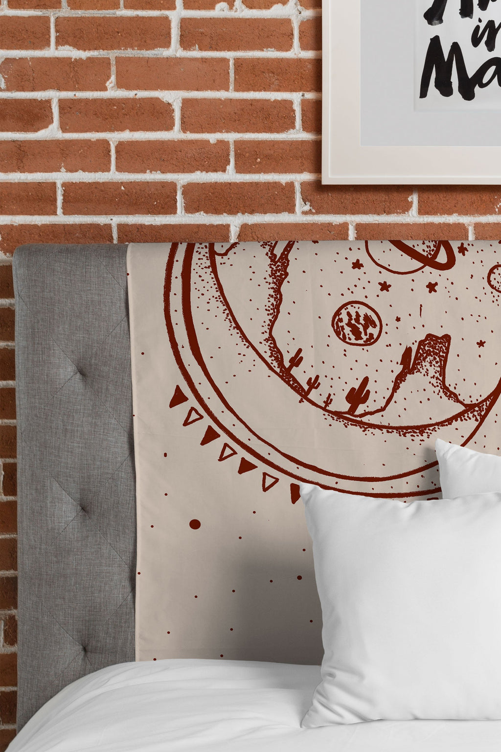 Kris Tate SHELT MOON DESERT Tapestry