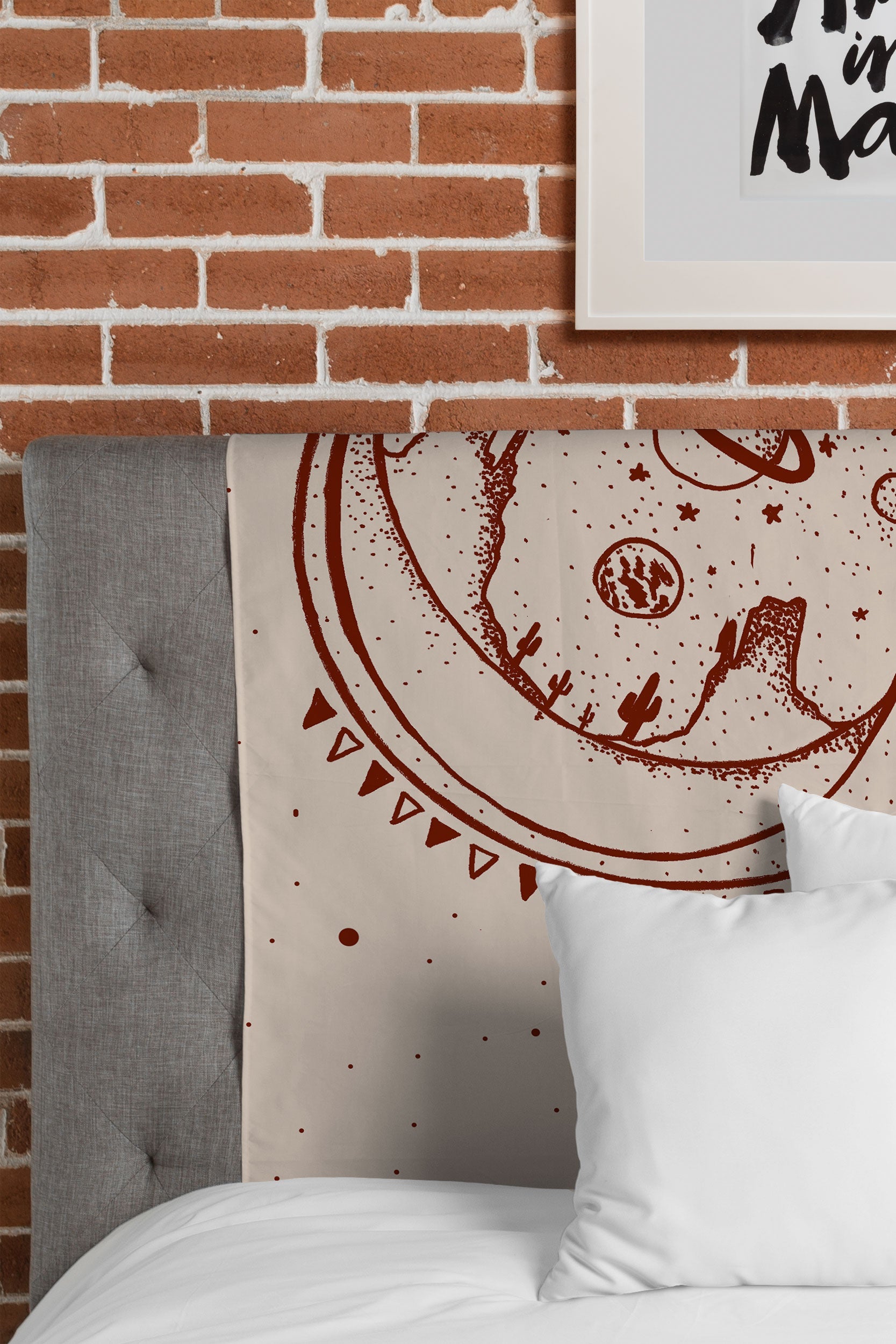 Kris Tate SHELT MOON DESERT Tapestry