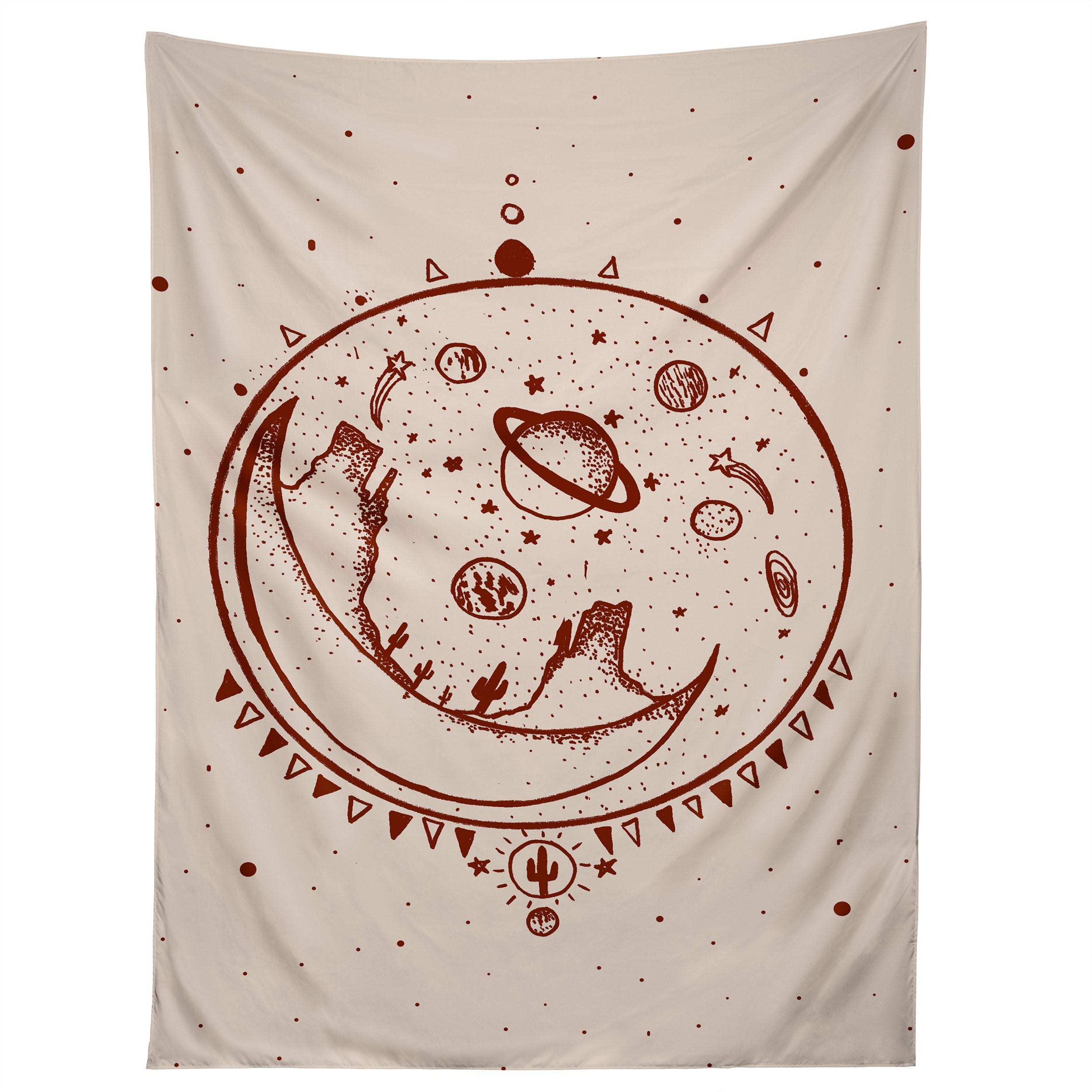 Kris Tate SHELT MOON DESERT Tapestry