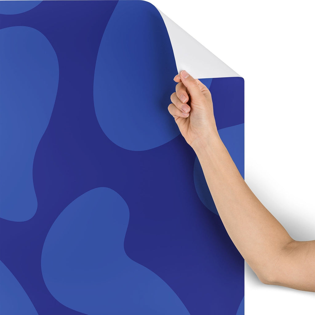 Camilla Foss Blue Pebble Wallpaper