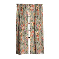 Ninola Design Botanic Retreat Painterly Tropical Flowers Sage Green Blackout Non Repeat