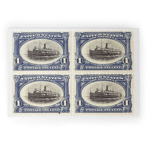 DENY Designs 1901 1c Fast Lake Navigation Stamps Welcome Mat
