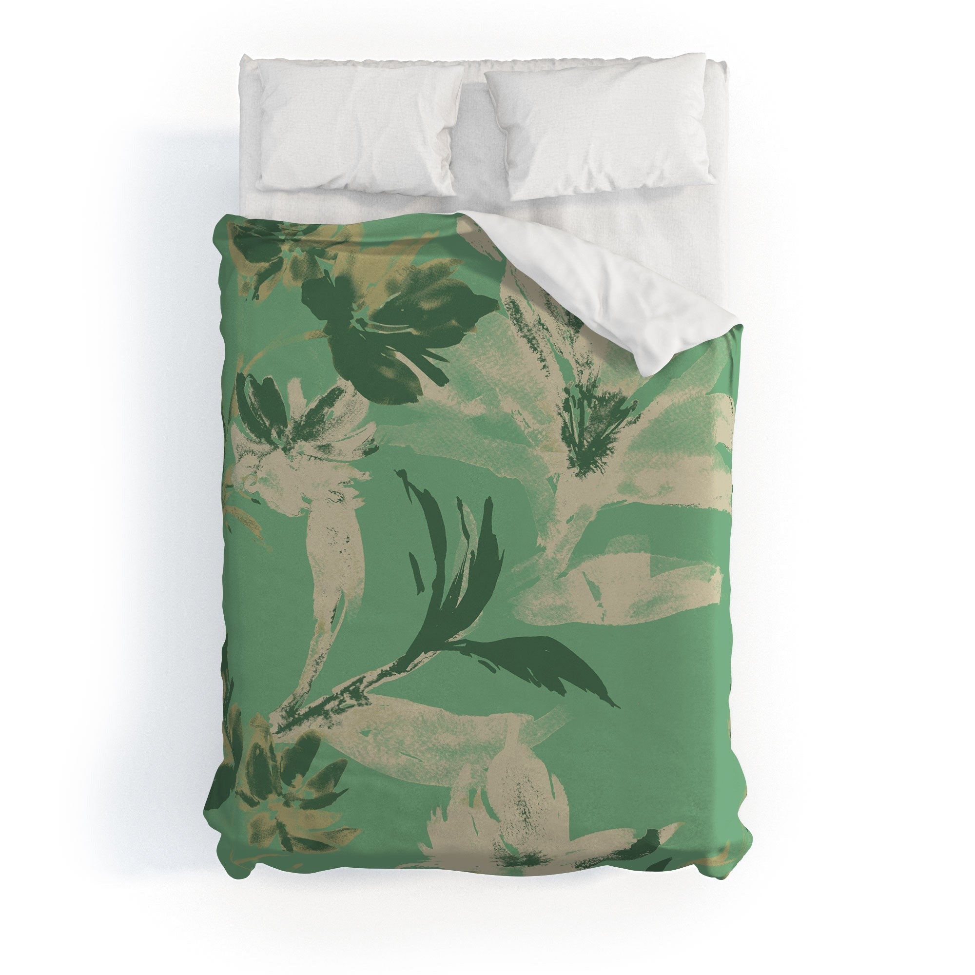 Gabriela Fuente Emma Green Duvet Cover