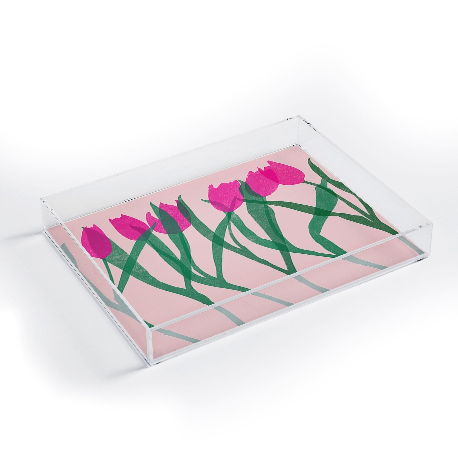 Garima Dhawan tulips 14 Acrylic Tray