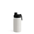Colour Poems Gingham Plaid Pattern Cloud White Water Bottle