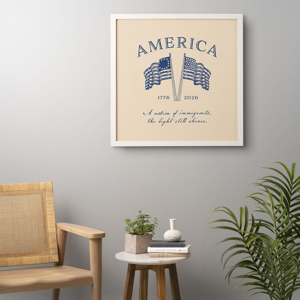 DENY Designs America250 Framed Wall Art