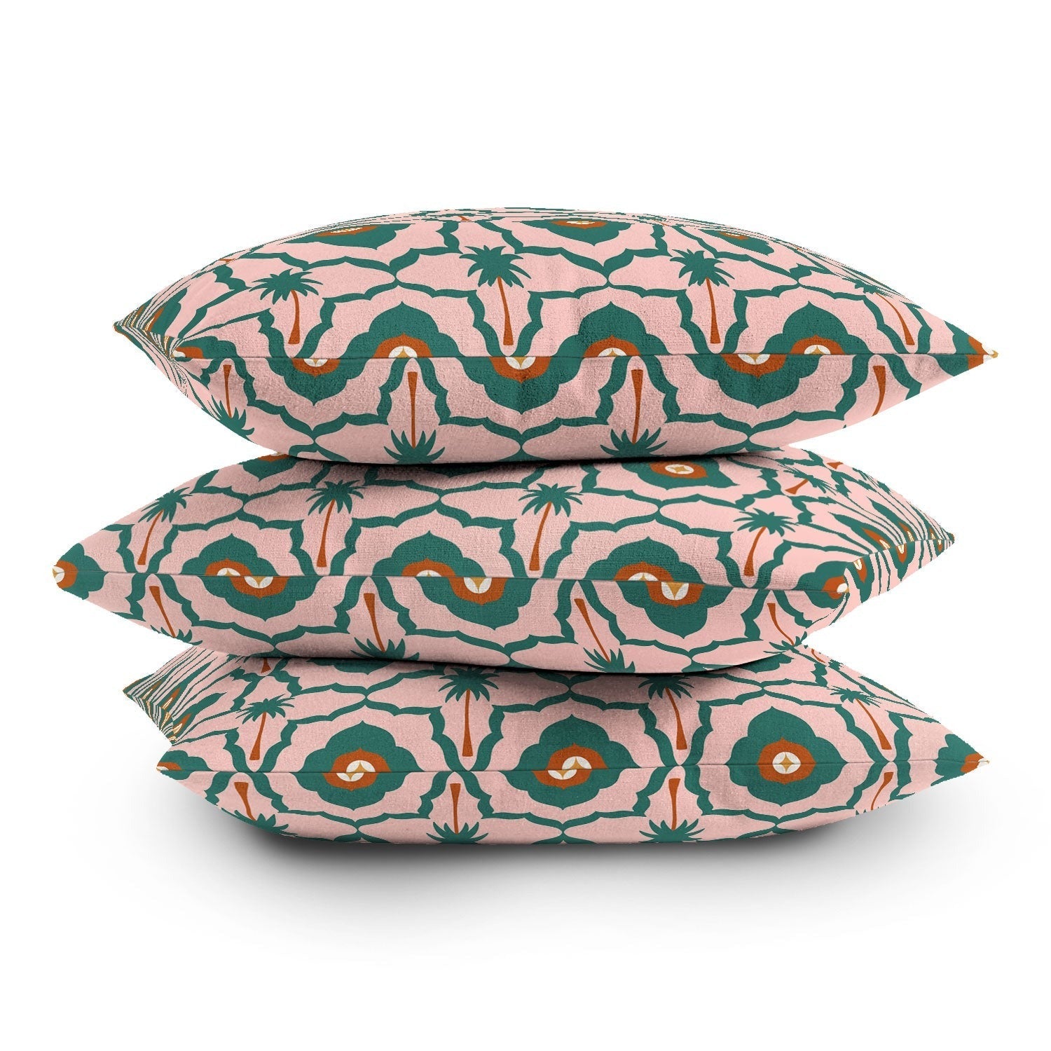 Design by Spark Mid Mod Palm Springs Outdoor Throw Pillow
