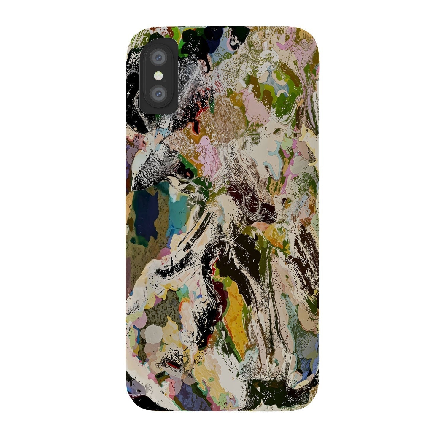 83 Oranges Echoes Beneath the Surface Phone Case