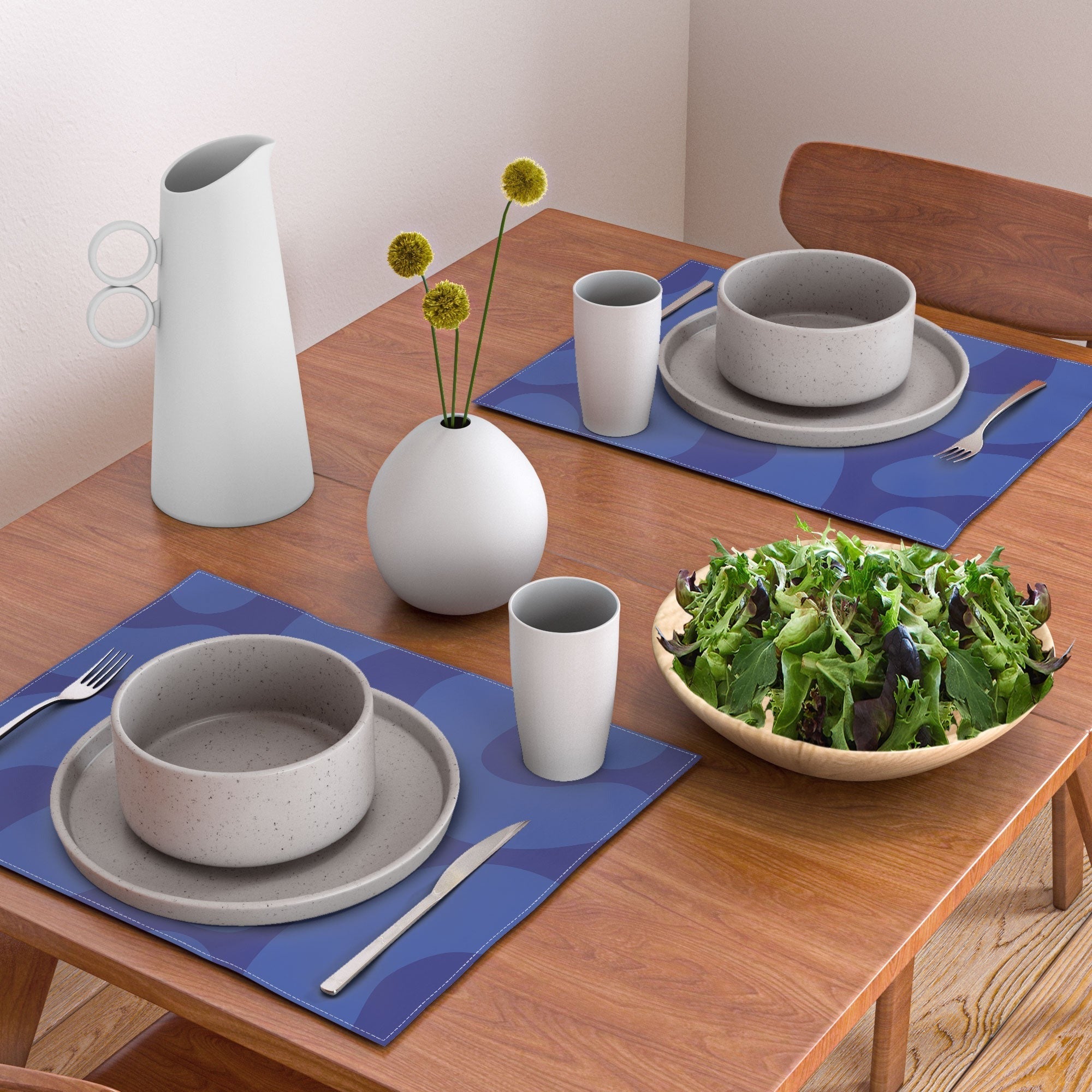 Camilla Foss Blue Pebble Placemat