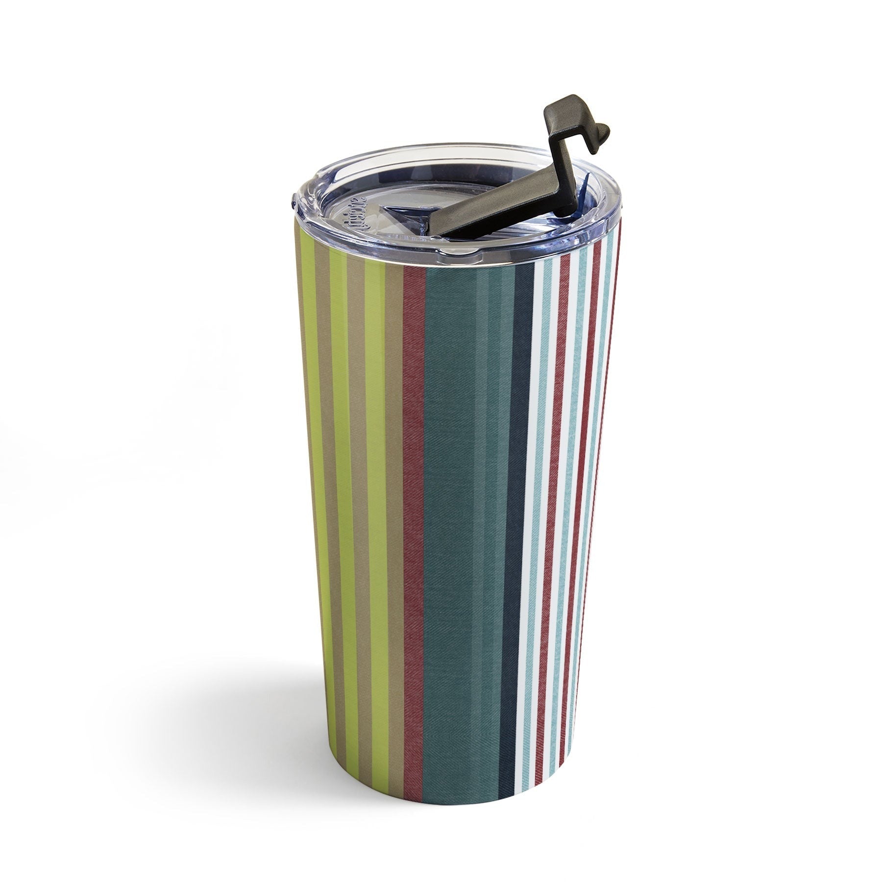 Marta Barragan Camarasa Colorful Stripe Delight Travel Mug