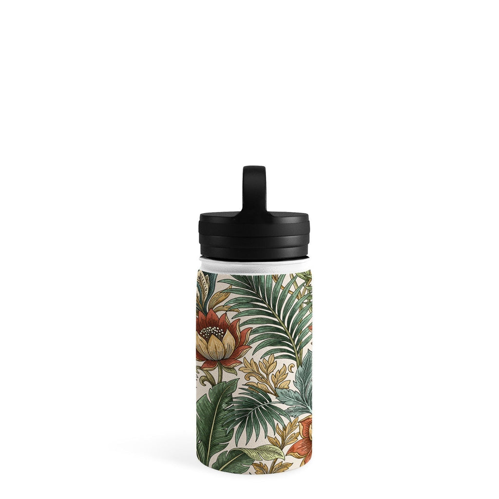 Marta Barragan Camarasa Retro Jungle Garden Water Bottle