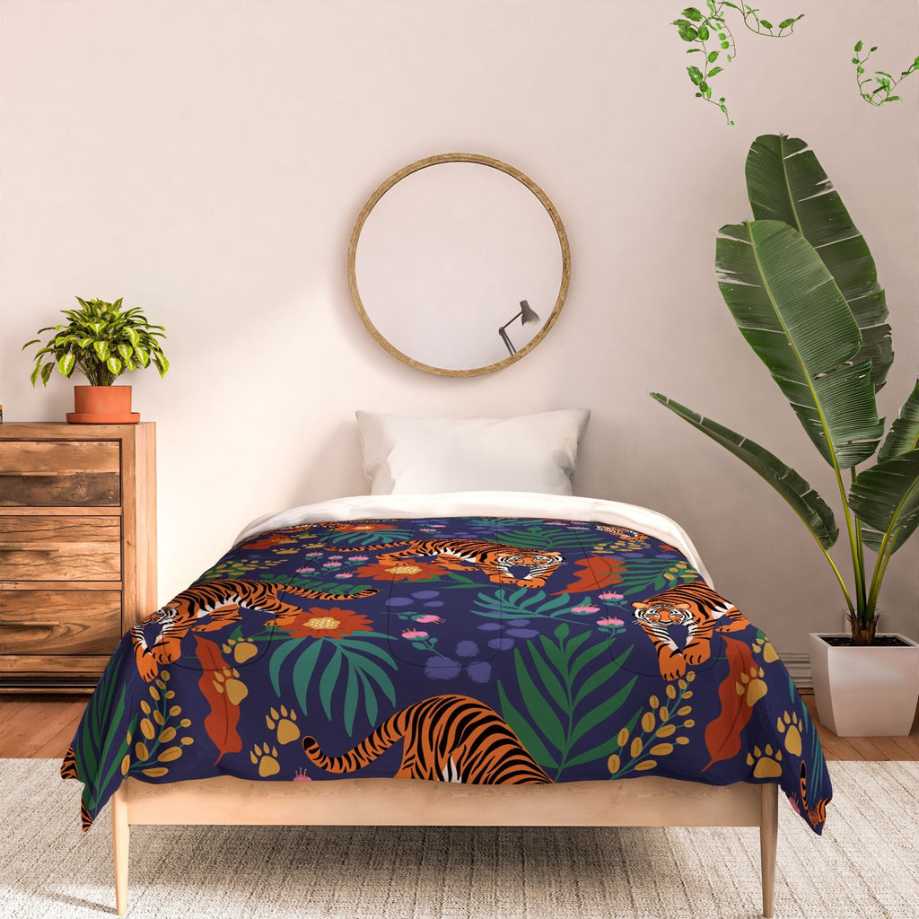 Design by Spark Tiger of the Glorious Jungle Comforter