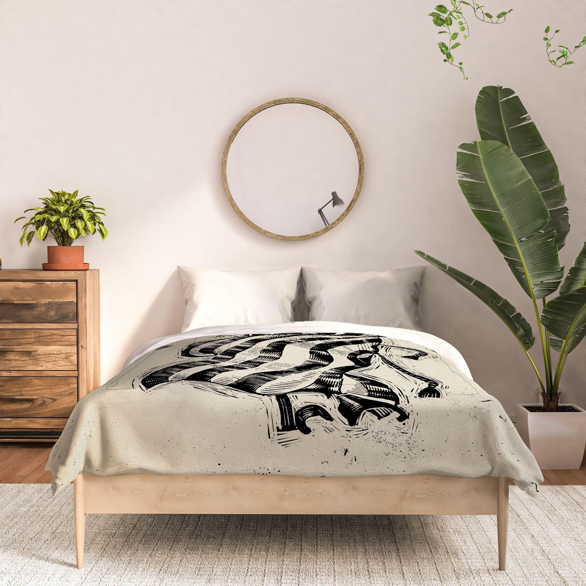 DENY Designs Let Freedom Ring Block Comforter