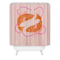 Little Om Zodiac Sign Pisces Shower Curtain