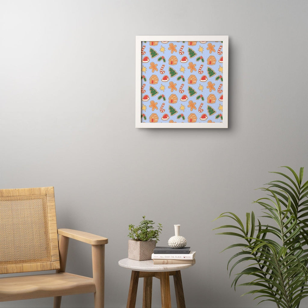Love_Ryming Christmas Cookies Framed Wall Art