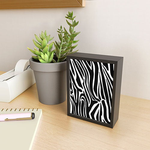Jennifer Labre Wild Zebra Framed Mini Art Print