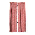 Avenie BR Red Zebra Stripe Blackout Window Curtain