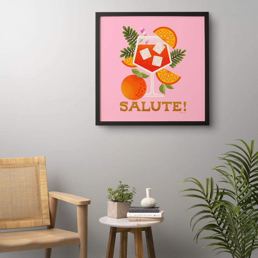 Jessica Molina Orange Spritz Framed Wall Art