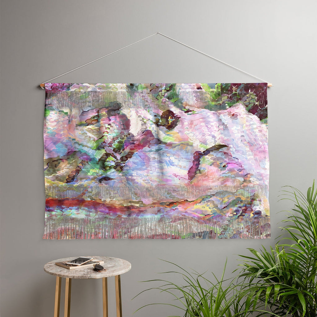 83 Oranges Sequin Haze Wall Hanging Landscape