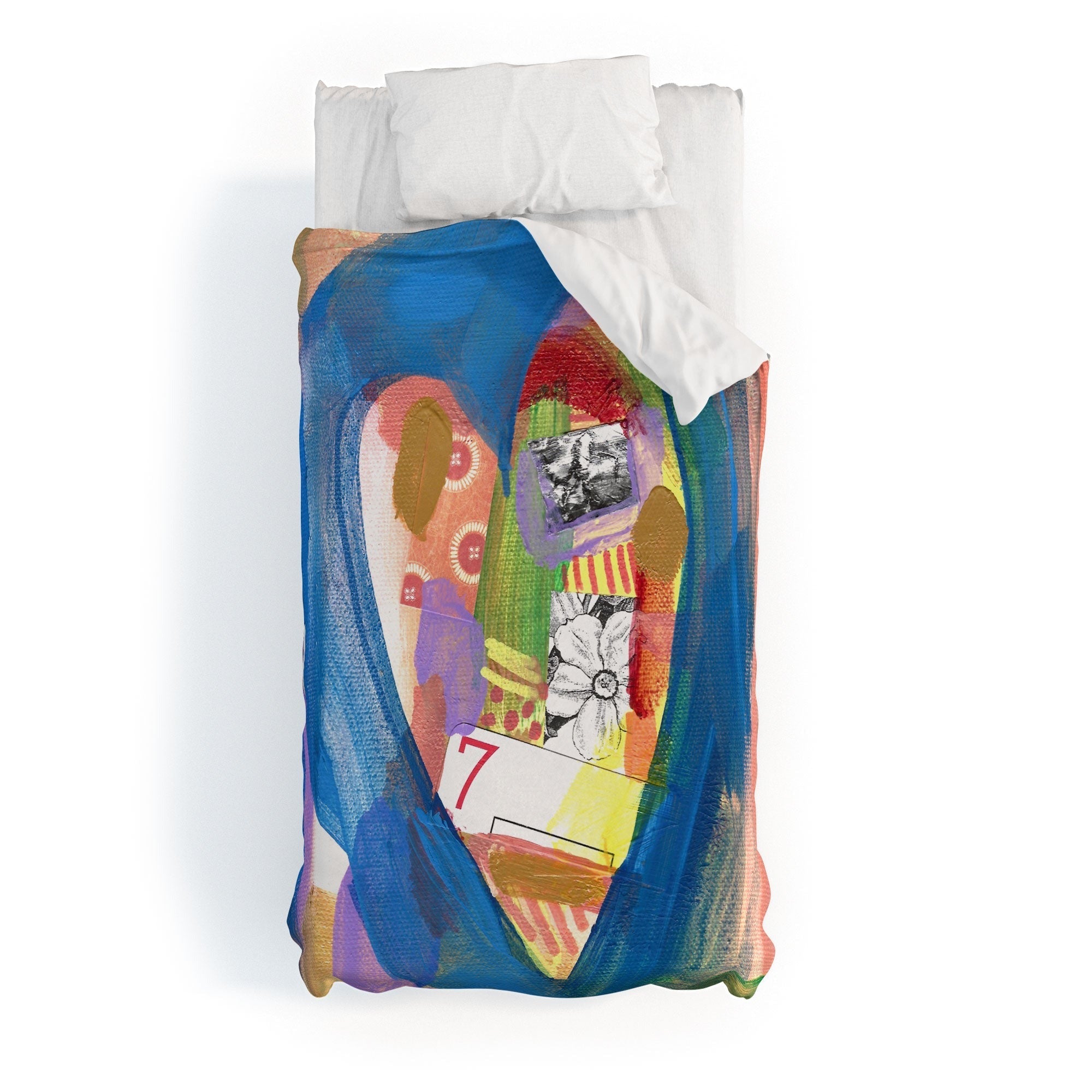 Natalie Baca Lucky in Love Duvet Cover