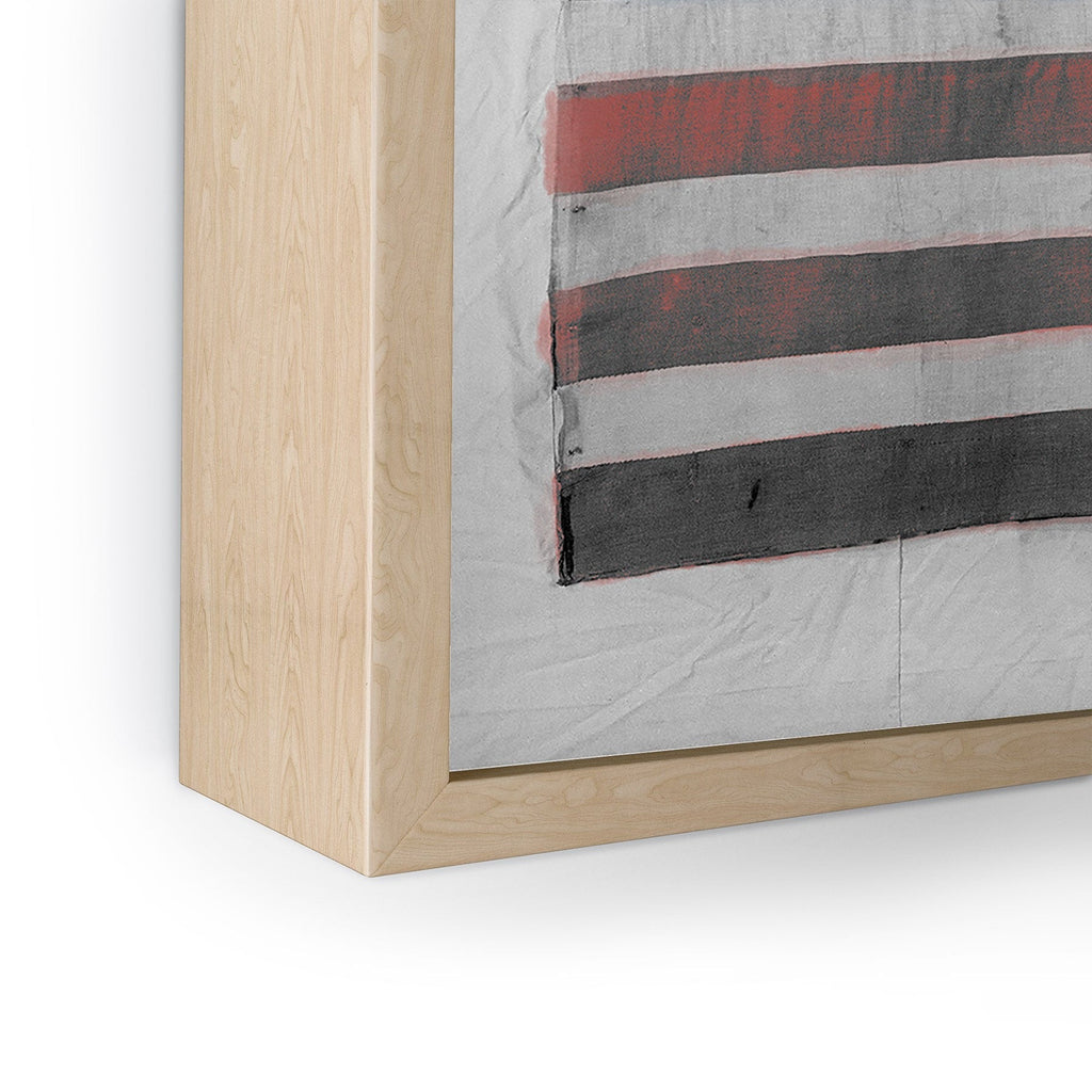 DENY Designs Flag Attributed to Elizabeth Schuyler Hamilton Framed Mini Art Print