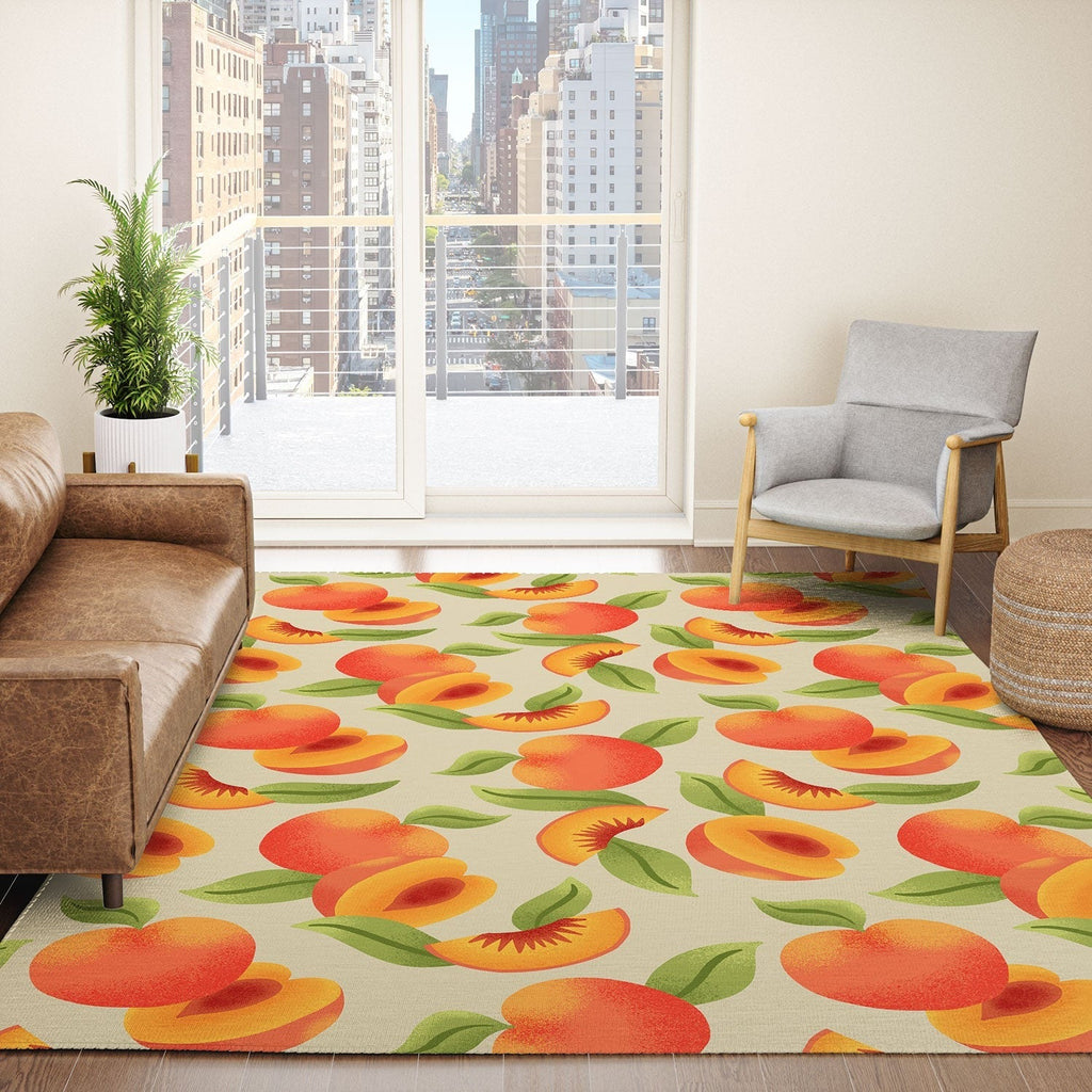 Jessica Molina Peach Pattern Area Rug
