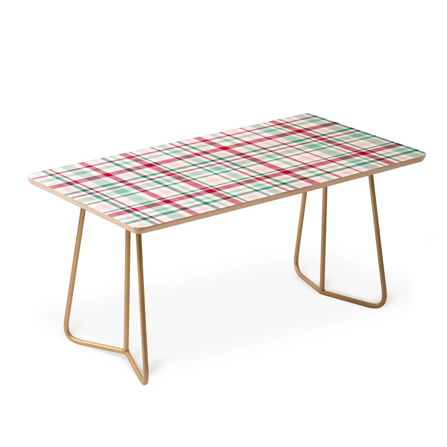 Lisa Argyropoulos Merry Vintage Plaid Coffee Table