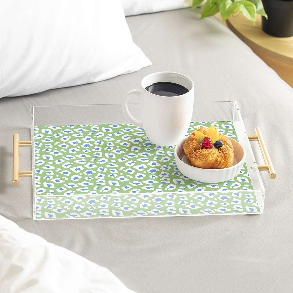 Avenie BR Cheetah Print Acrylic Tray