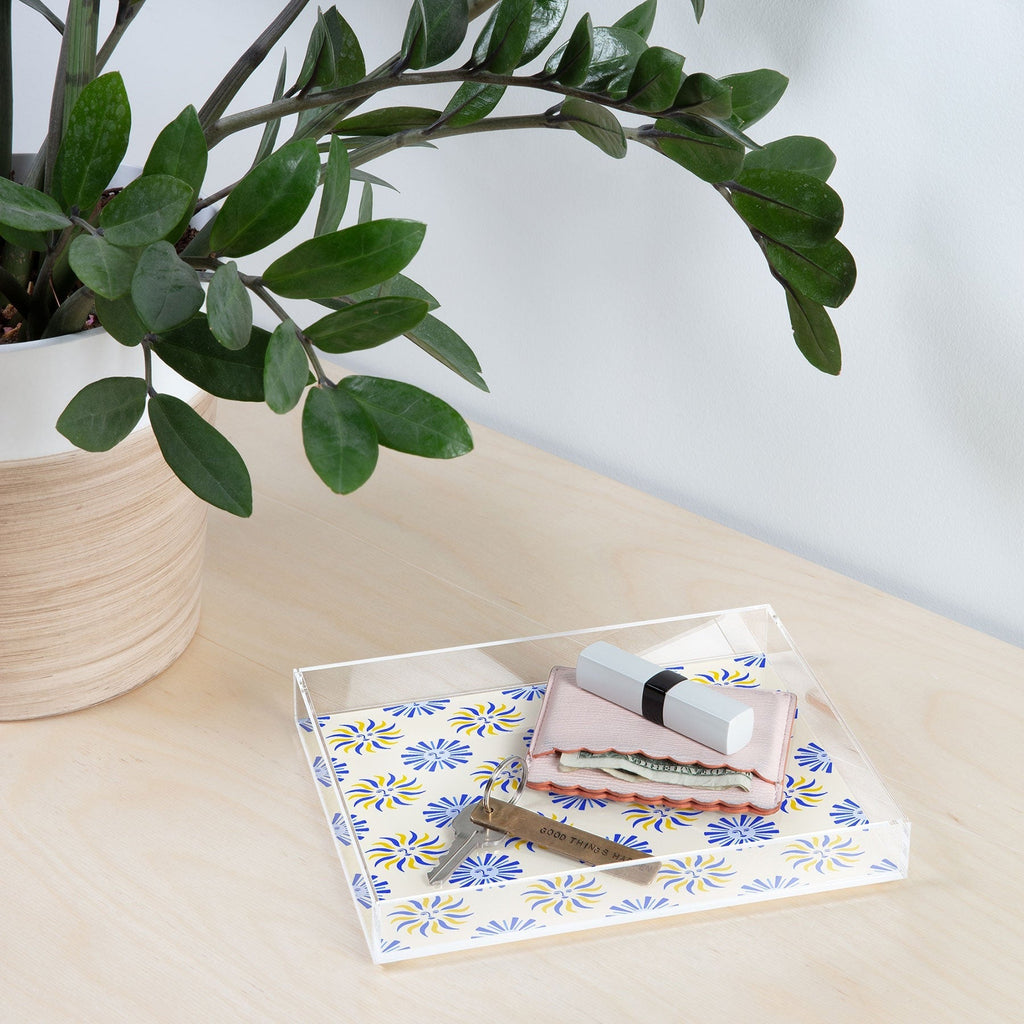 Design by Spark Dolce Vita Radial Sun Flames Acrylic Tray