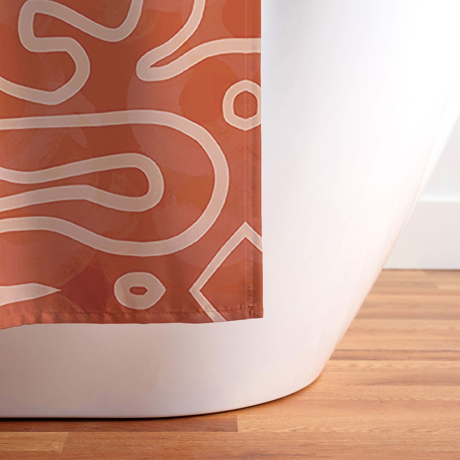 Mirimo Venexiana Burnt Orange Shower Curtain