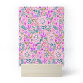 Pimlada Phuapradit Ditsy Purple Floral Half Drop Mini Art Print