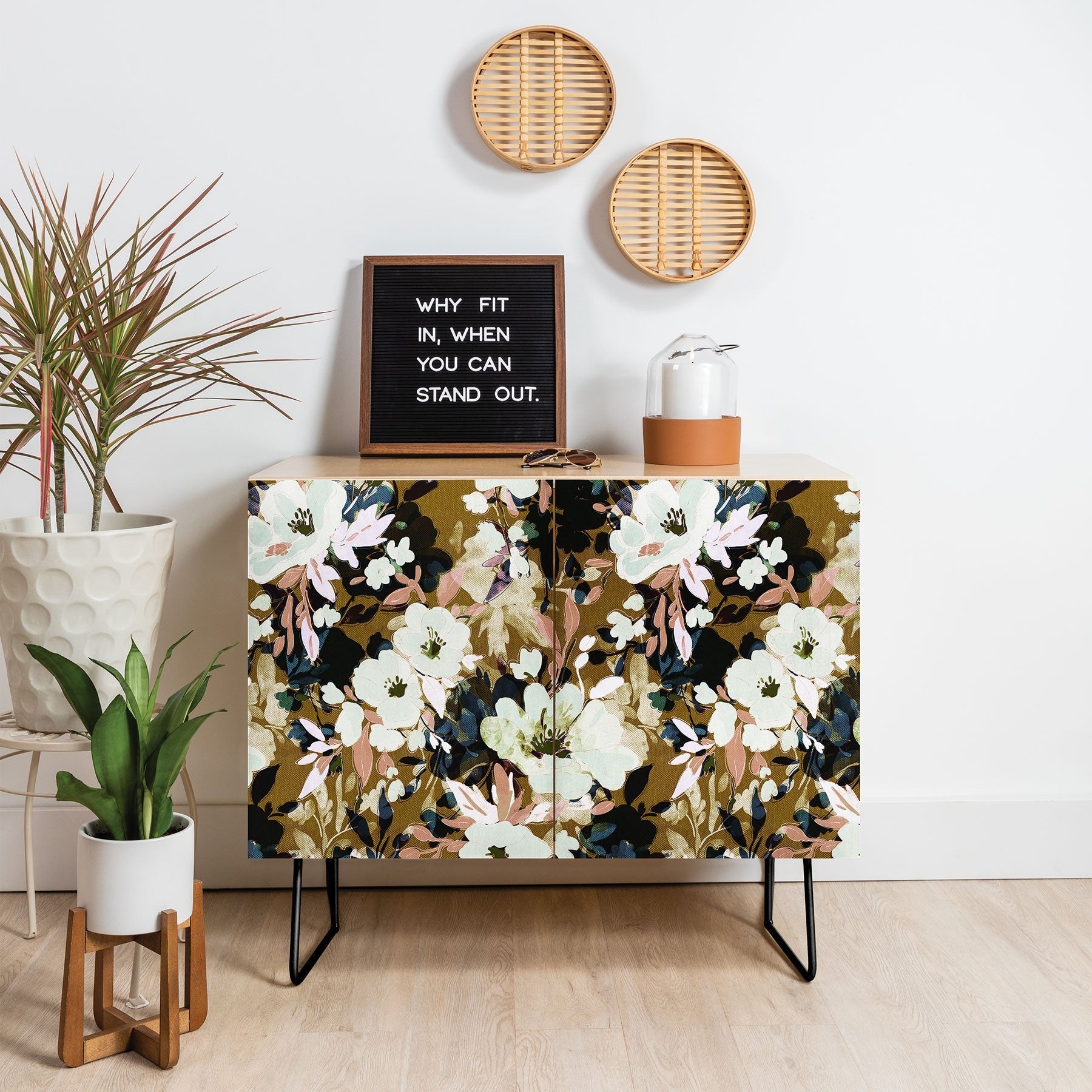 Marta Barragan Camarasa Romantic Floral Fusion Credenza