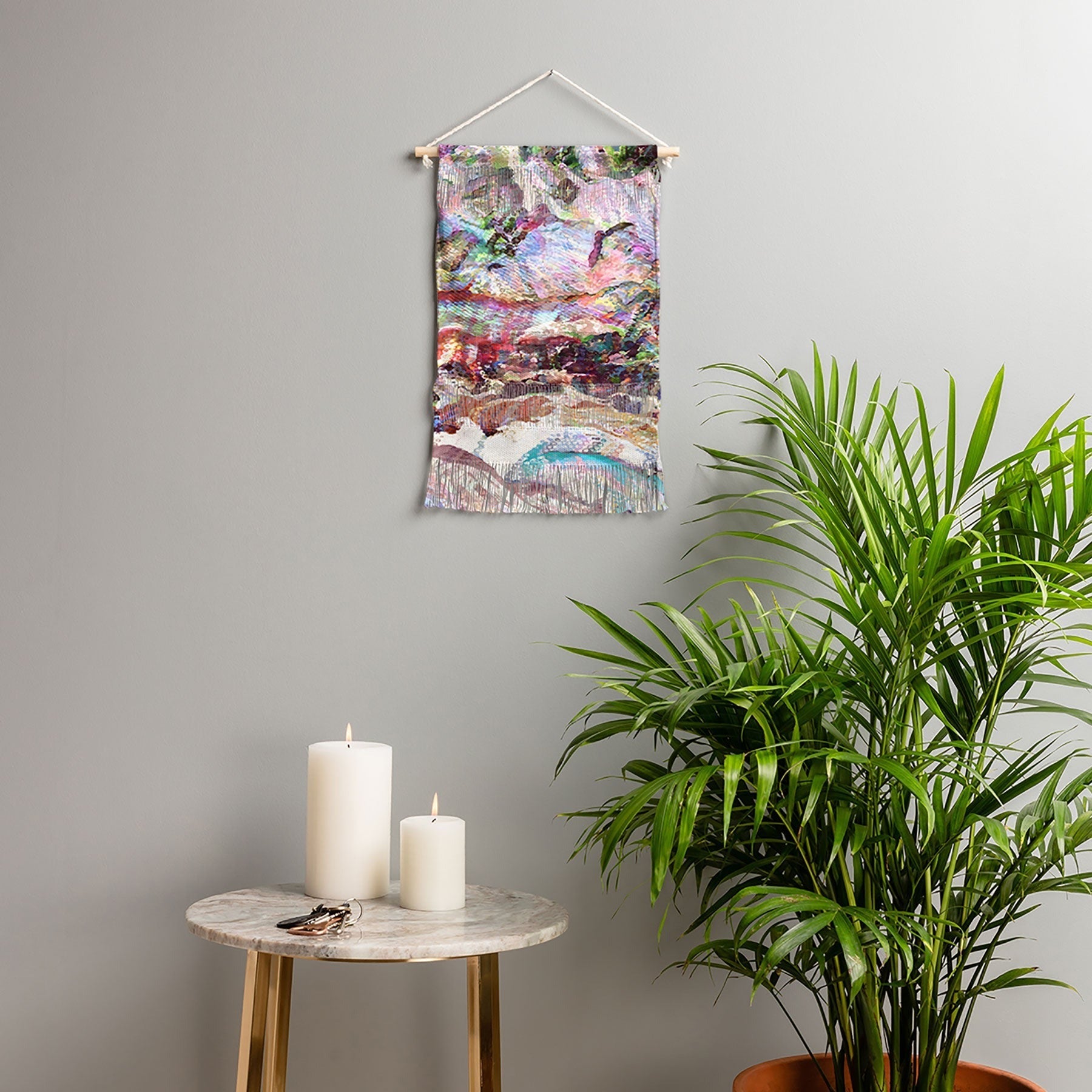 83 Oranges Sequin Haze Wall Hanging Portrait