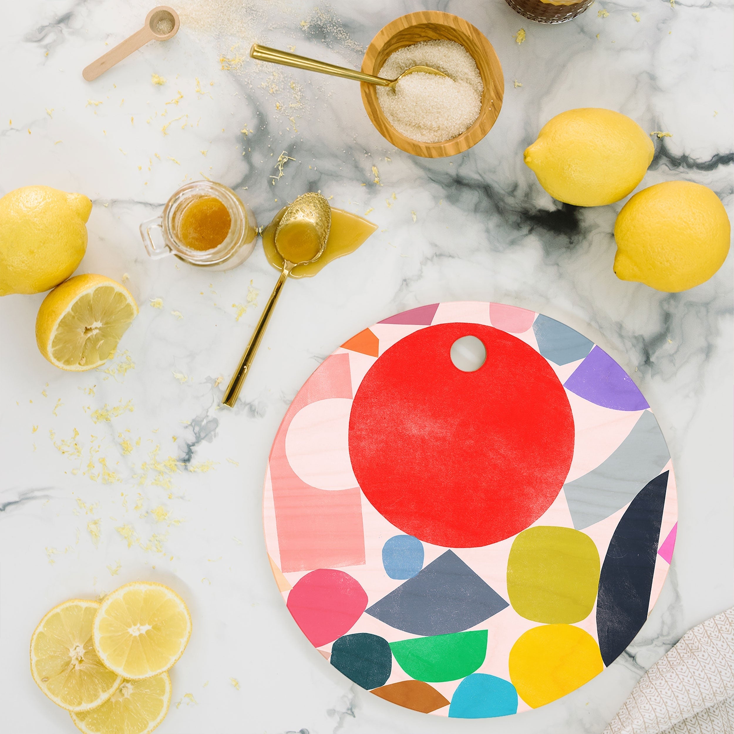 Garima Dhawan Colored Toys 4 Cutting Board Round