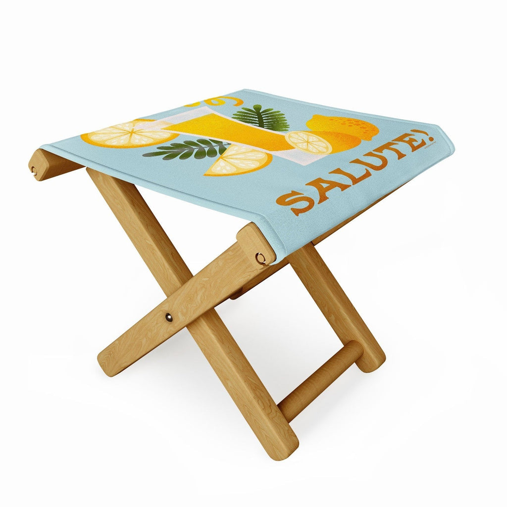 Jessica Molina Limoncello Cocktail Folding Stool