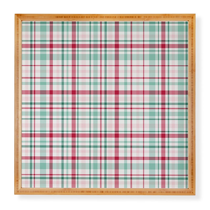 Lisa Argyropoulos Merry Vintage Plaid Framed Wall Art