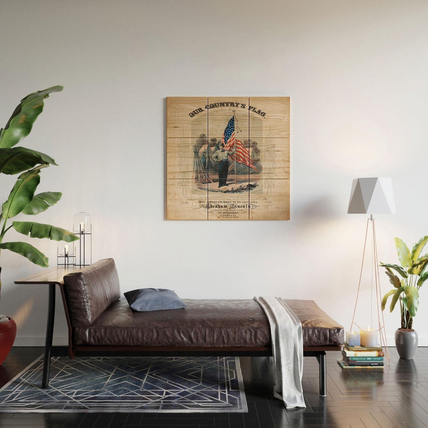 DENY Designs Our Country s Flag Wood Wall Mural